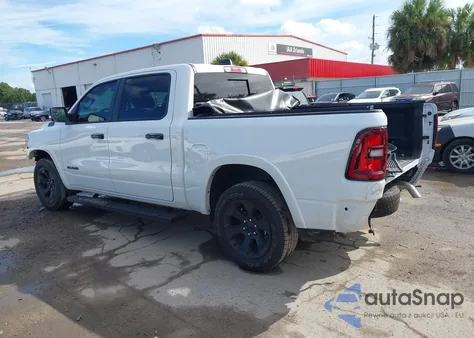 2025 Ram 1500 Big Horn 4X2 5'7 Box из США, поврежденный, VIN 1C6RREFG9SN530933